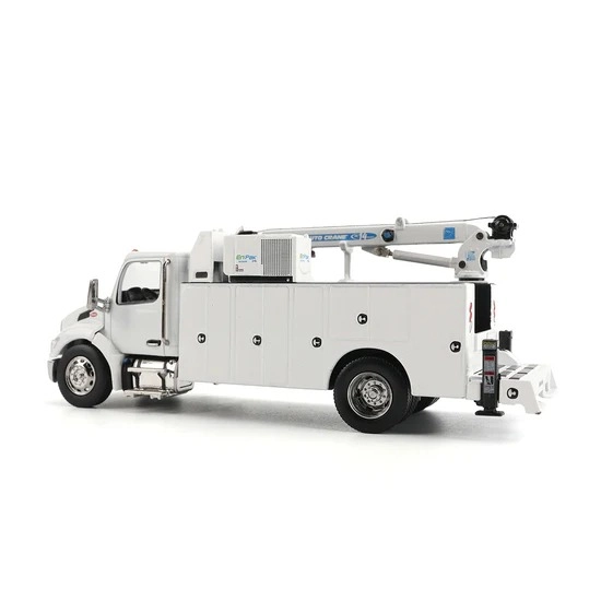 Peterbilt Model 536 Auto-Crane Titan85-Body HC14-Crane Work Truck with Miller EnPak 1:50
