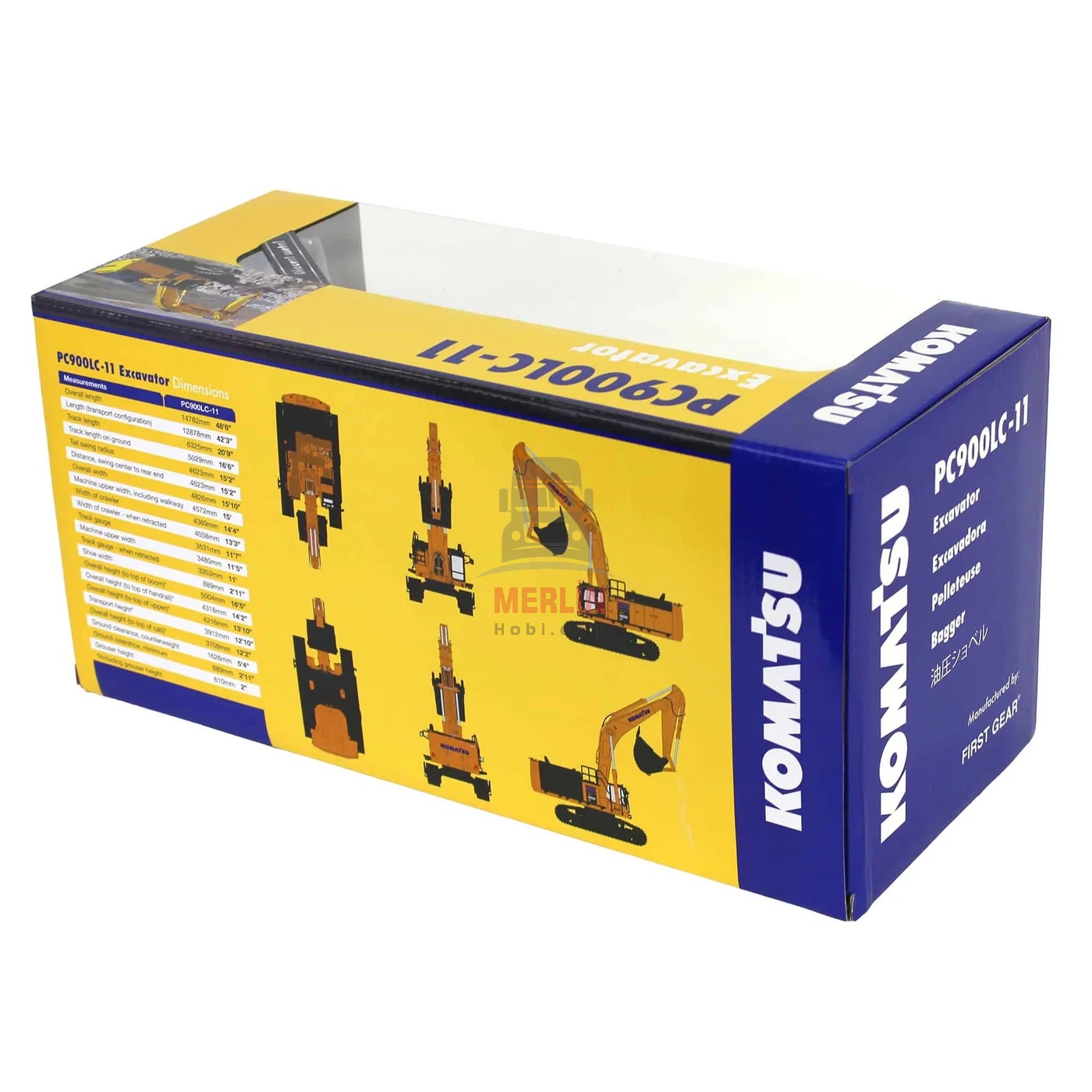1/50 KOMATSU PC900LC-11 Eskavatör - Merlin Hobi