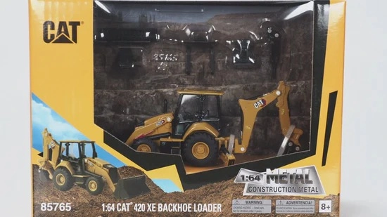 Cat 420 XE yan yükleyici ve aletler 1:64