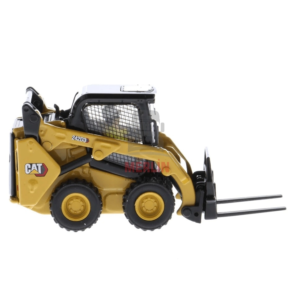 1/50 Caterpillar 242D 3 Attachment - Wheel Mini Loader (Loader)