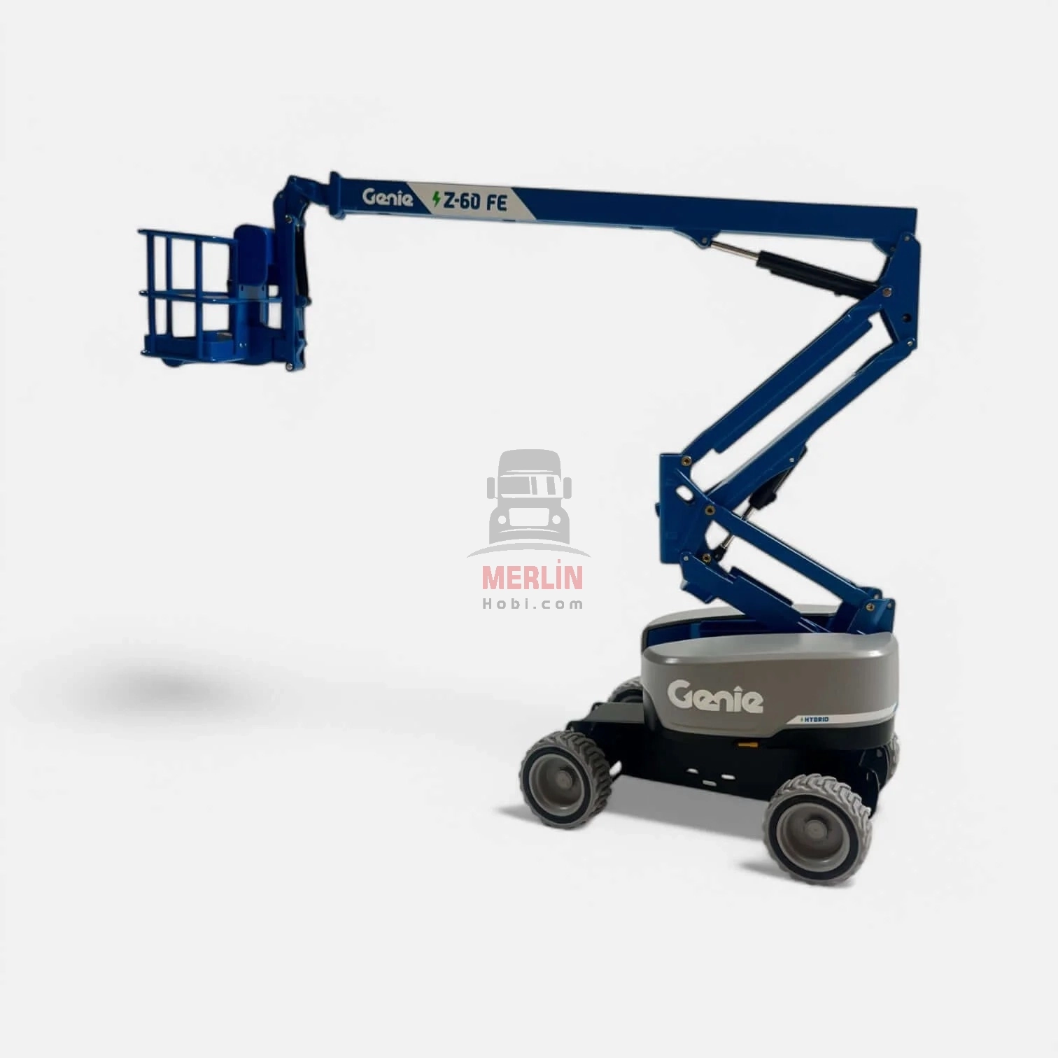 1/32 GenieZ-60 FE hybrid telescopic boom lift - sergilenmeye hazır model araç