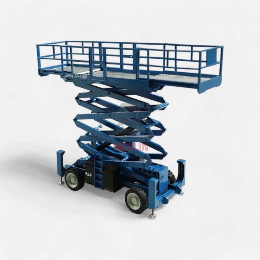 1/32 Genie GS-4390 scissor lift  - sergilenmeye hazır model araç