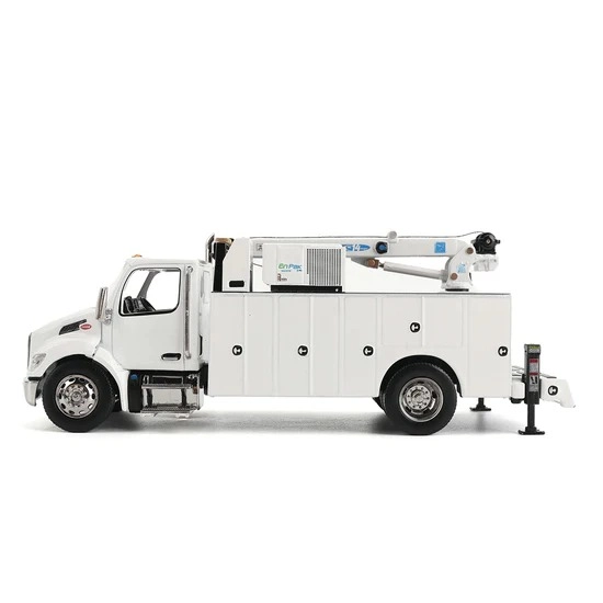 Peterbilt Model 536 Auto-Crane Titan85-Body HC14-Crane Work Truck with Miller EnPak 1:50
