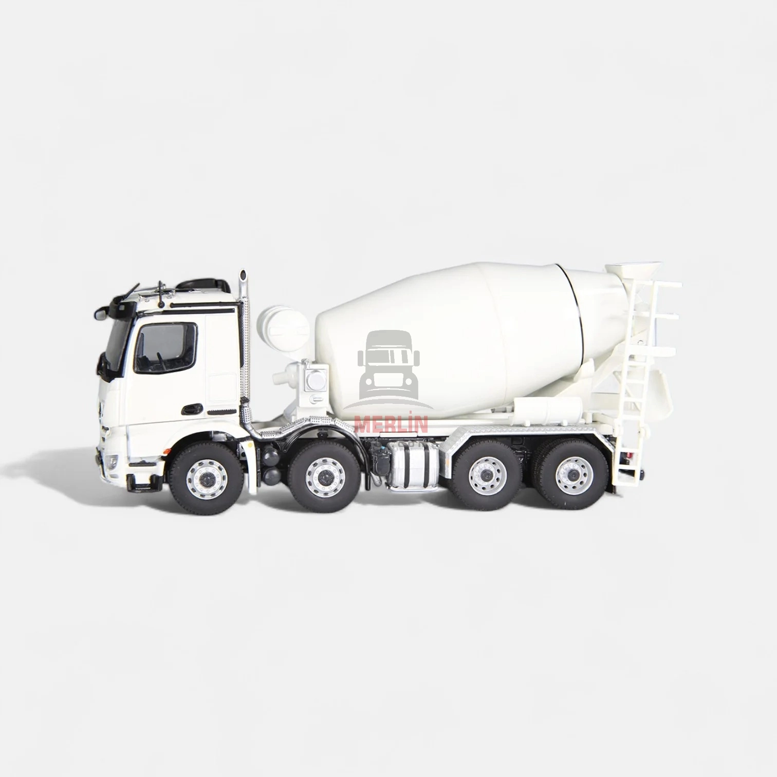1/50 Mercedes Arocs 8x4 Beton Mikseri - MERLİN HOBİ  - sergilenmeye hazır model araç