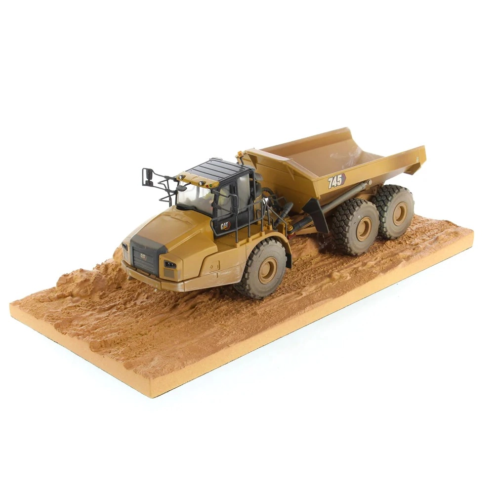 Cat 745 articulated truck weathered 1:50