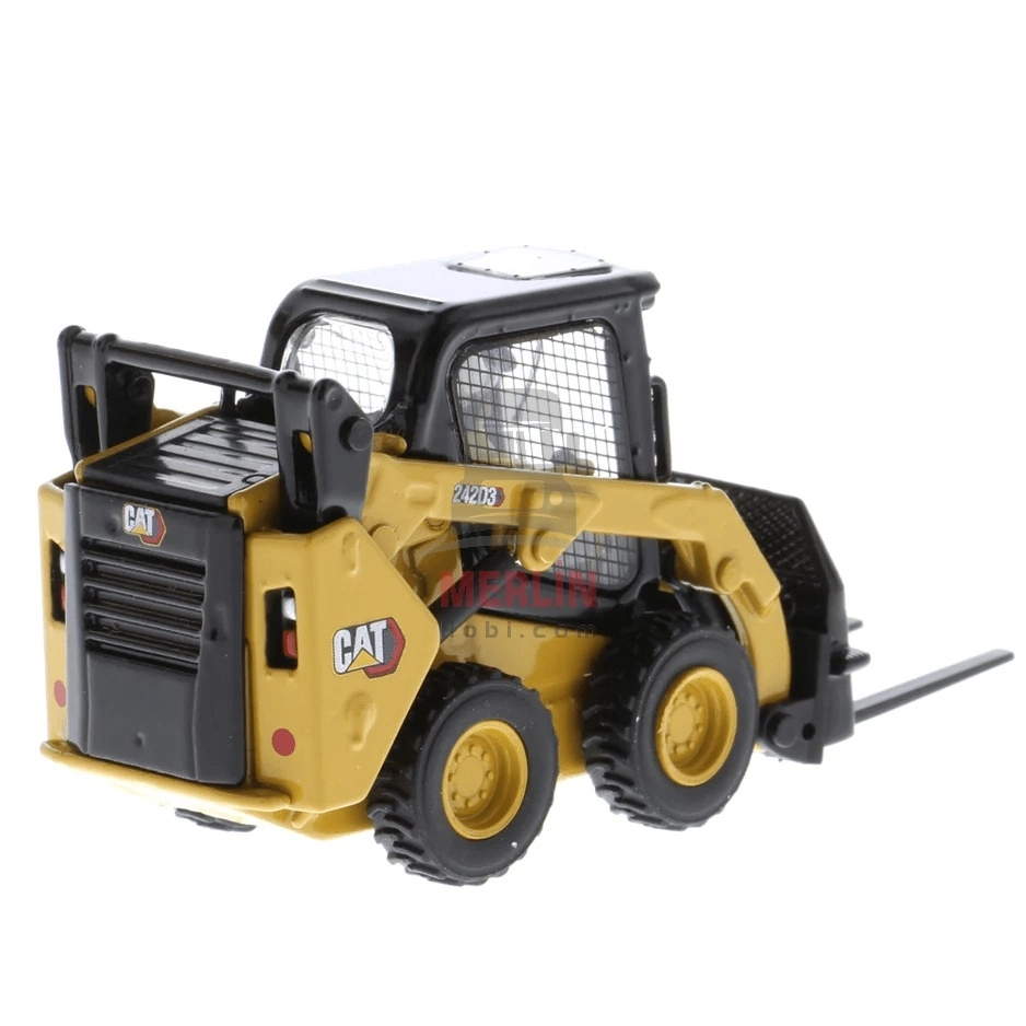 1/50 Caterpillar 242D 3 Attachment - Wheel Mini Loader (Loader)