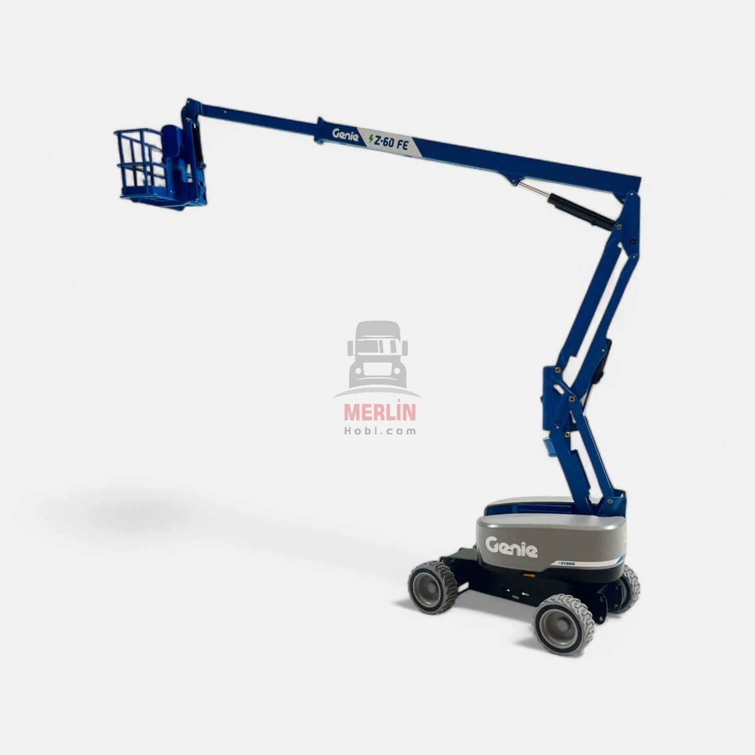 1/32 GenieZ-60 FE hybrid telescopic boom lift - sergilenmeye hazır model araç
