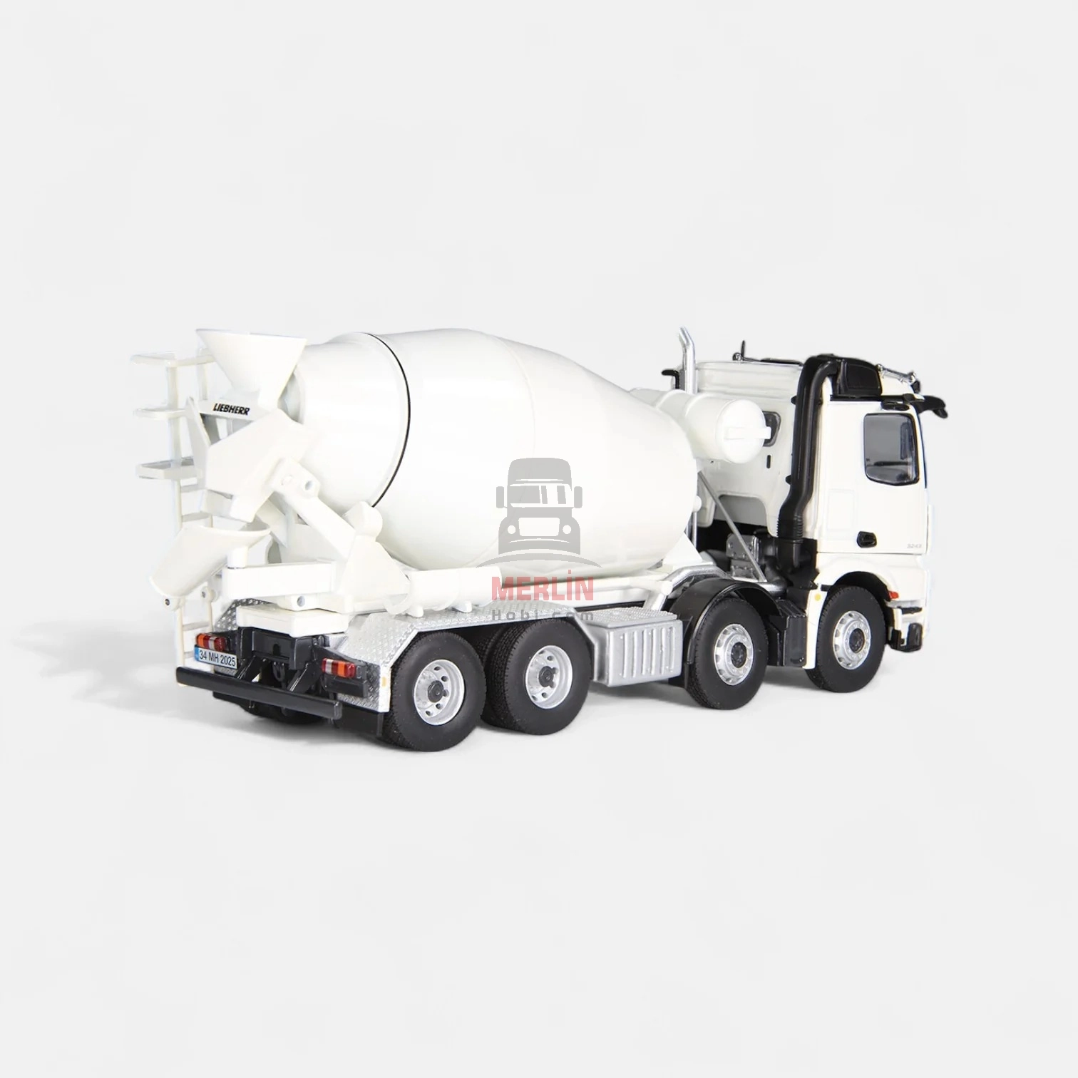 1/50 Mercedes Arocs 8x4 Beton Mikseri - MERLİN HOBİ  - sergilenmeye hazır model araç