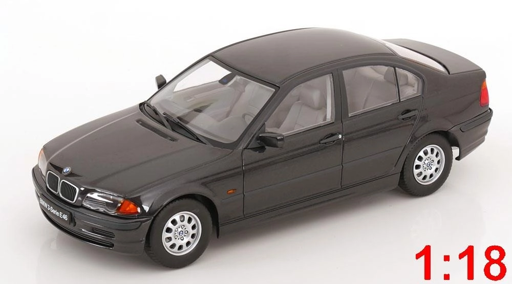 KK SCALE 1:18 BMW E46 Limousine 1999 schwarz-metallic