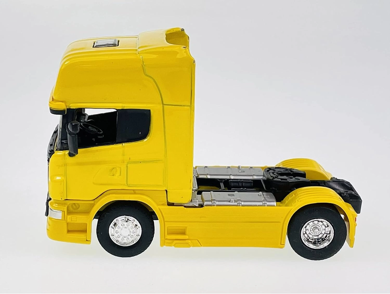 1/64 Ölçek-Scania V8 R730 Tır Diecast Metal model Sarı renk