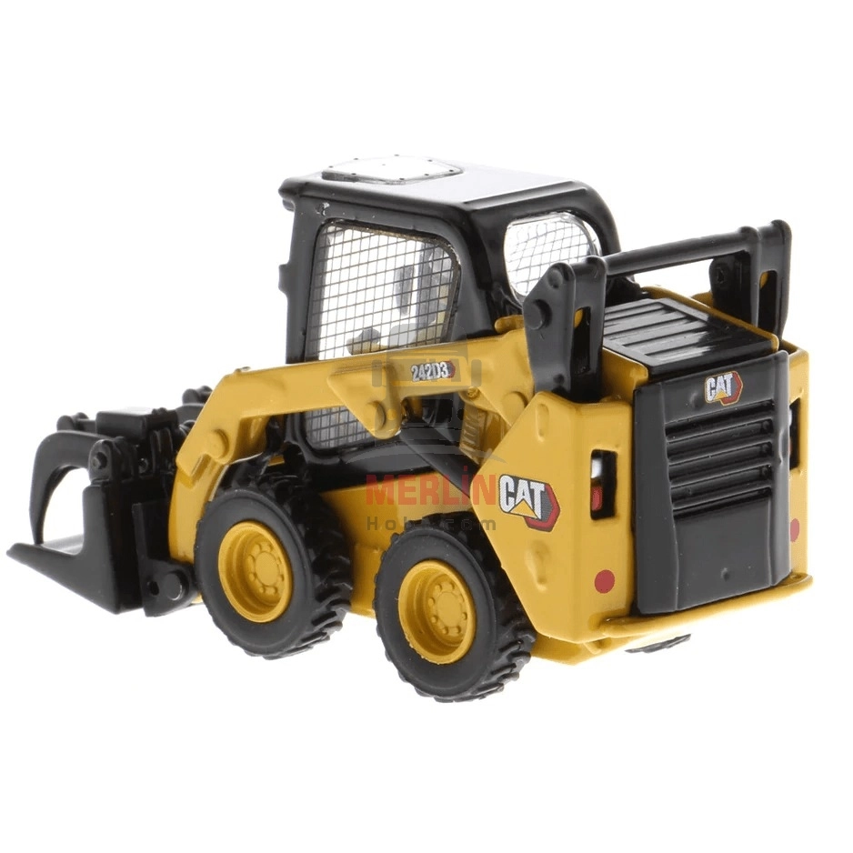 1/50 Caterpillar 242D 3 Attachment - Wheel Mini Loader (Loader)