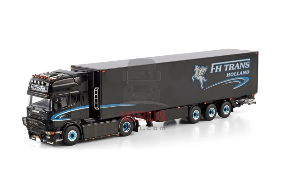 1/50 FH Trans; SCANIA 4 SERIES TOPLINE 4X2 REEFER TRAILER - 3 AXLE