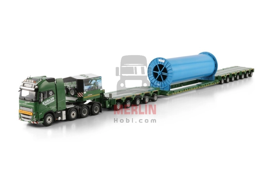 1/50 Kübler; VOLVO FH5 GLOBETROTTER XL 8X4 SCHEUERLE INTERCOMBI CABLE REEL 200MM WITH CABLE