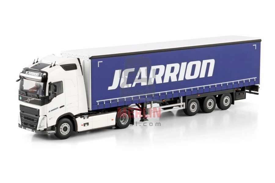 1/50 Transportes J. Carrión; VOLVO FH5 GLOBETROTTER 4X2 CURTAINSIDE TRAILER - 3 AXLE