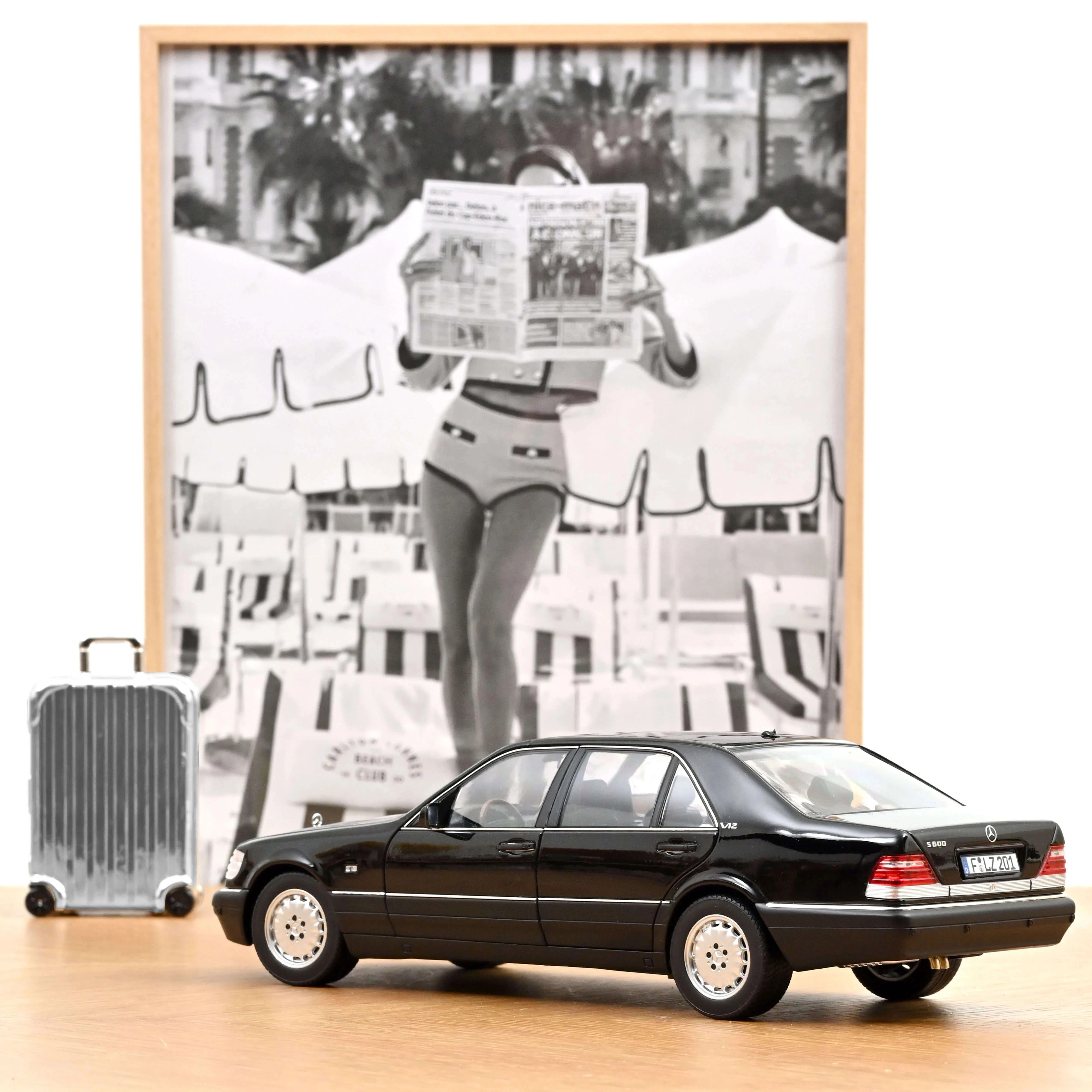 1/18 Norev Mercedes-Benz S600 1997 Noir Obsidian metalik