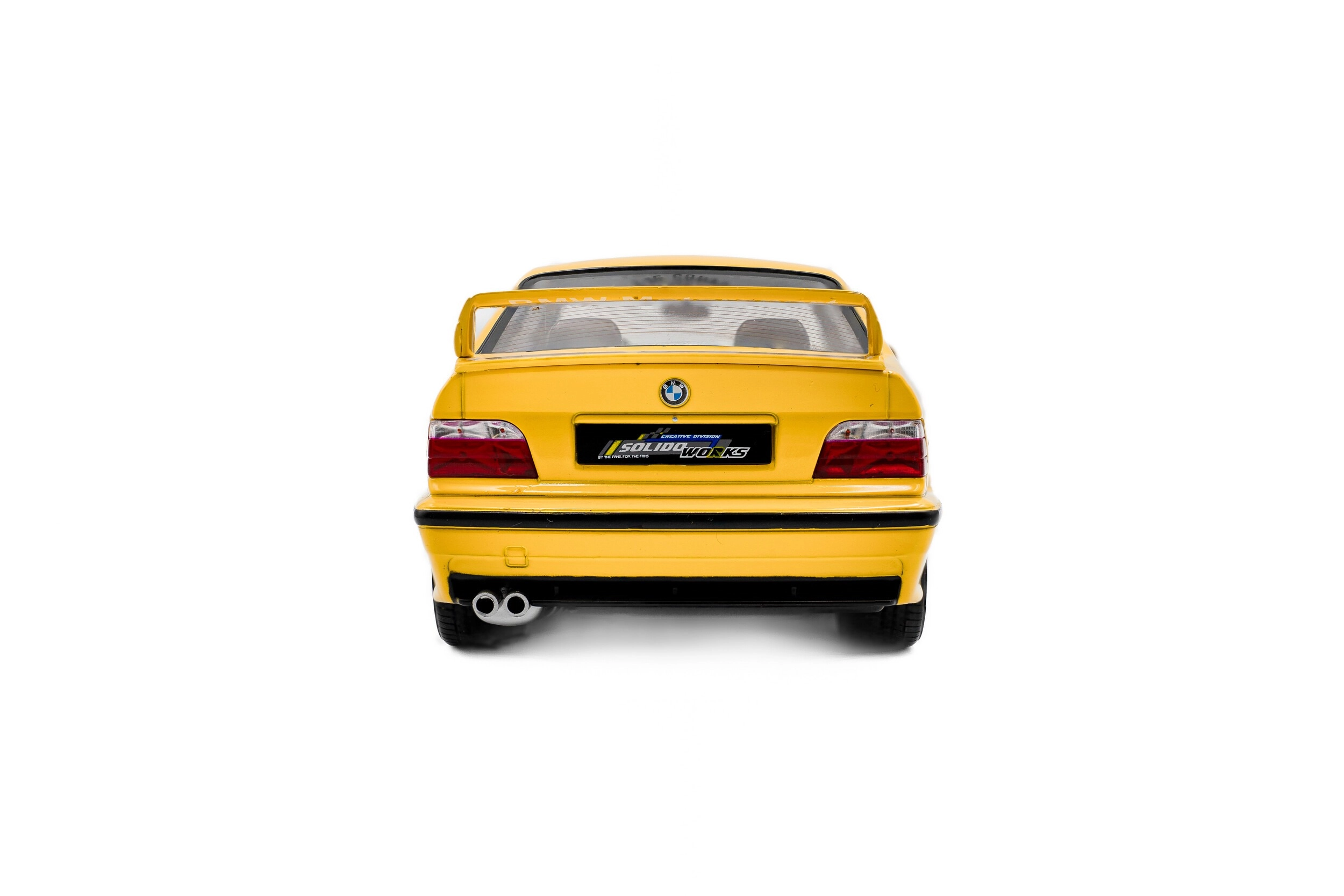 Solido 1/18 Scale S1803917 - BMW M3 Coupe SOLIDO WORKS – DAKAR YELLOW – 1991
