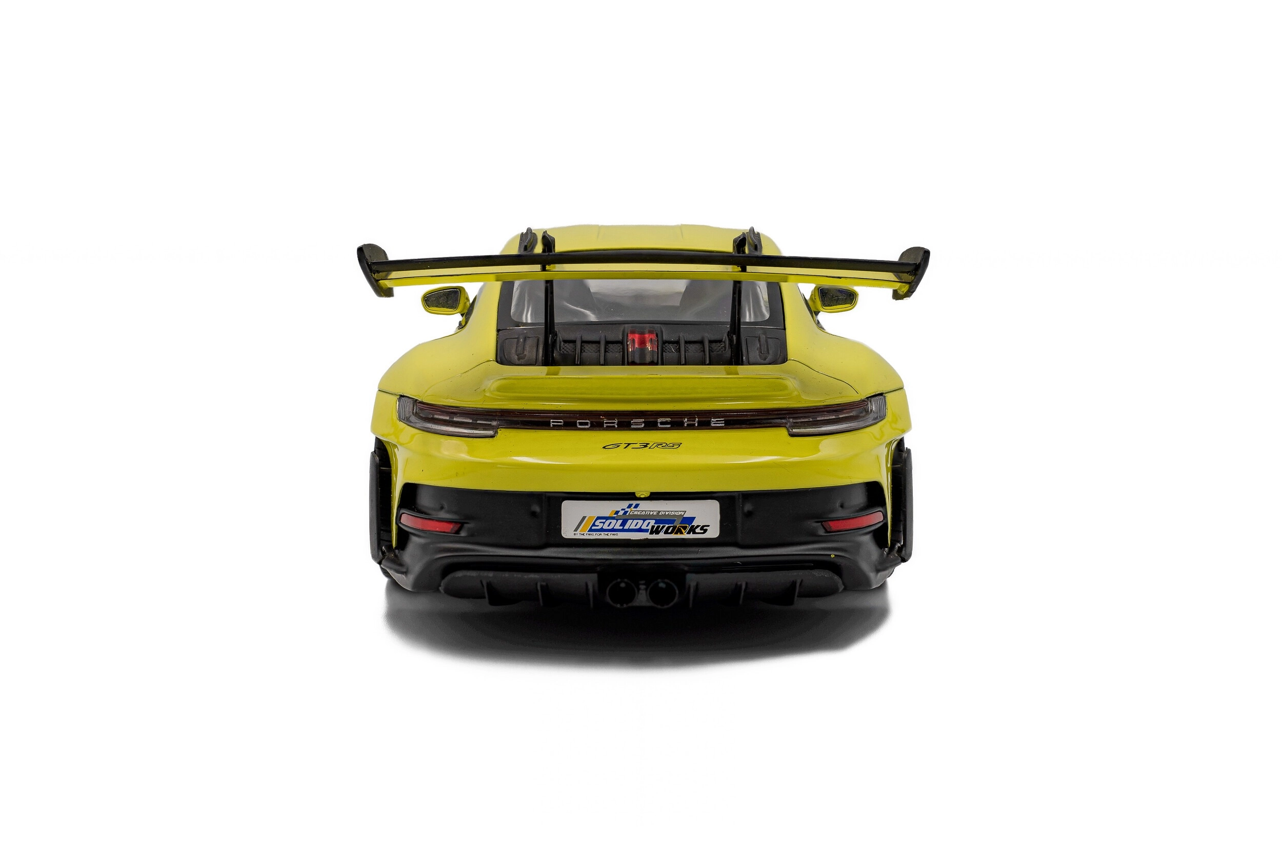 Solido 1/18 Scale S1812104 - Porsche 911 GT3 RS SOLIDO WORKS – NEON LIME – 2024