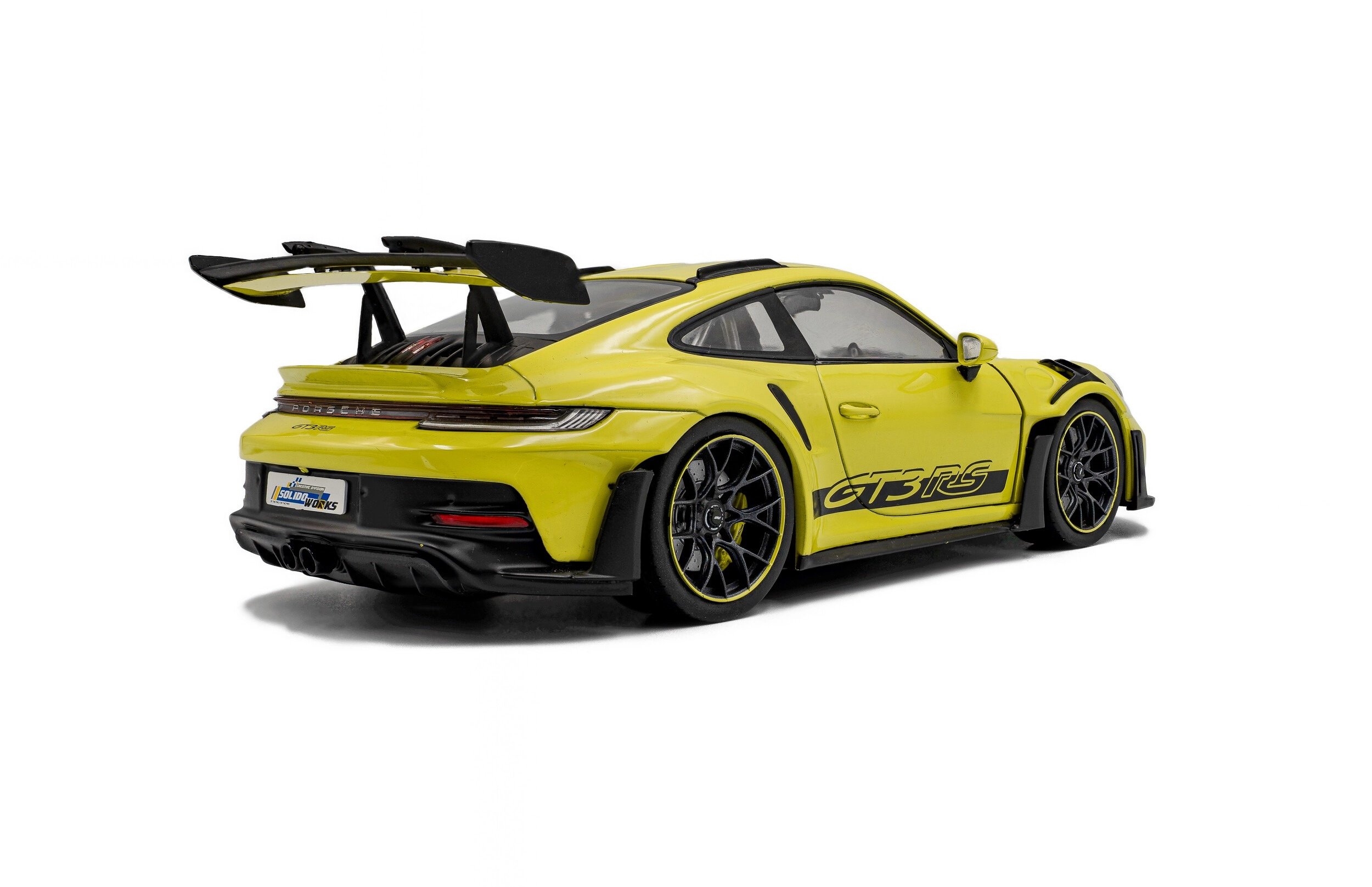 Solido 1/18 Scale S1812104 - Porsche 911 GT3 RS SOLIDO WORKS – NEON LIME – 2024
