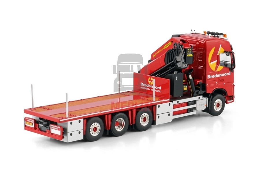 1/50 Bredenoord; VOLVO FH4 8X2 TRIDEM WITH PALFINGER PK 65002 SH + Bredenoord; 20FT CONTAINER