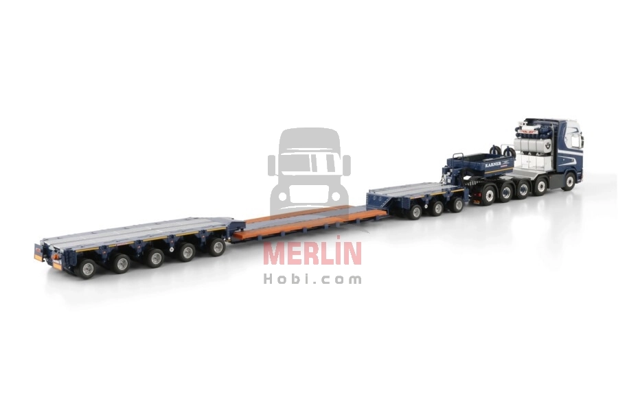 1/50 Karner; SCANIA S HIGHLINE CS20H 10X4 SCHEUERLE INTERCOMBI - 8 AXLE