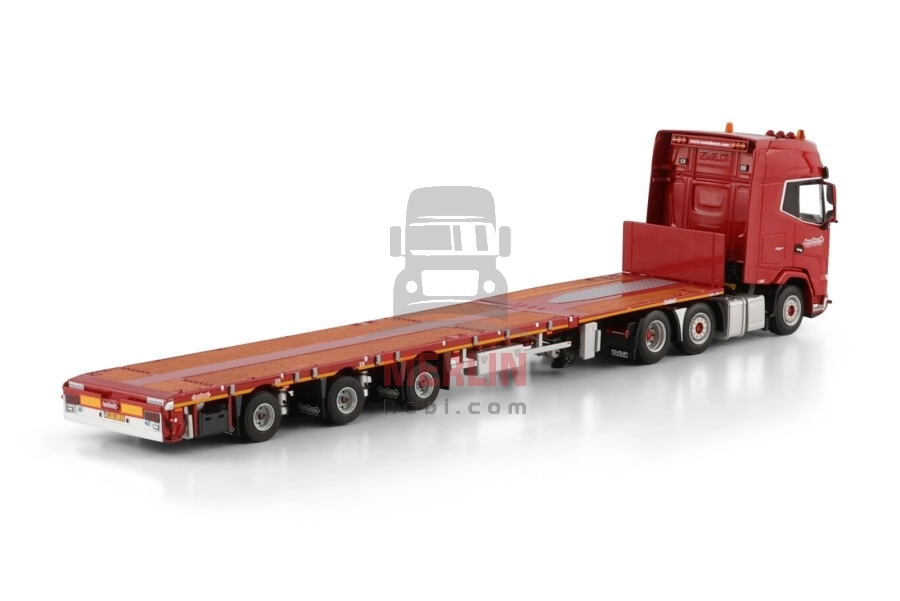 1/50 Nooteboom Red Line; DAF XG+ MY25 6X2 TAG AXLE FLATBED MEGA