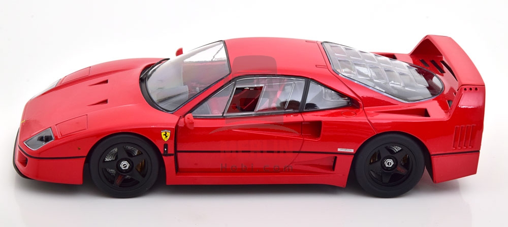 KK SCALE 1/18 Ferrari F40 Lightweight 1990 KIRMIZI