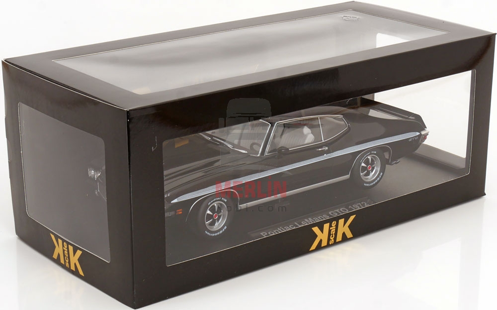 KK SCALE 1/18 Pontiac LeMans GTO 1972 SCHWARZ