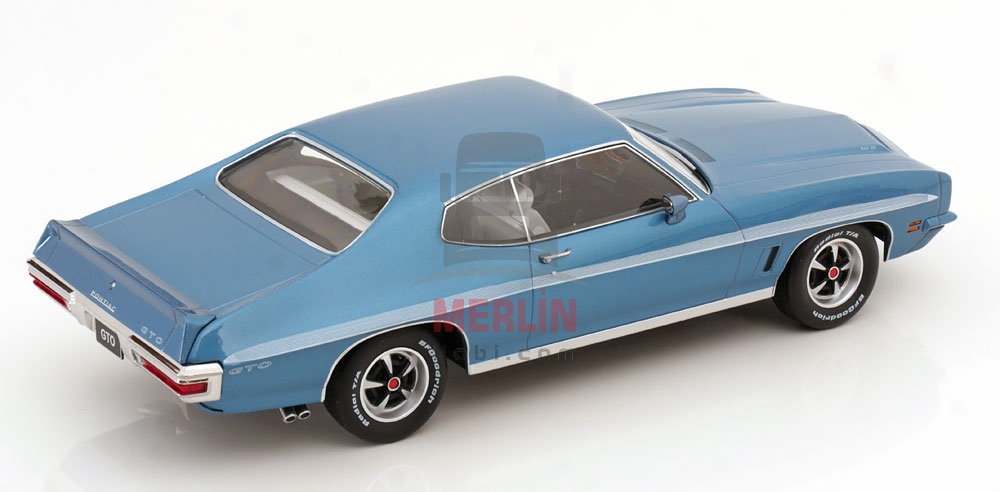 KK SCALE 1/18 Pontiac LeMans GTO 1972 HELLBLAU-METALLİC