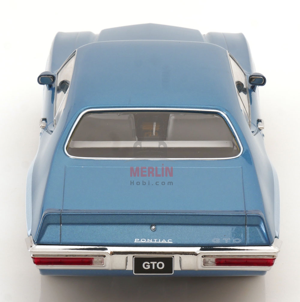 KK SCALE 1/18 Pontiac LeMans GTO 1972 HELLBLAU-METALLİC