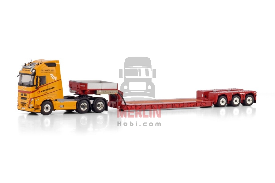 1/50 Kranringen; VOLVO FH5 GLOBETROTTER XL 6X2 TAG AXLE EURO PX LOW LOADER - 3 AXLE