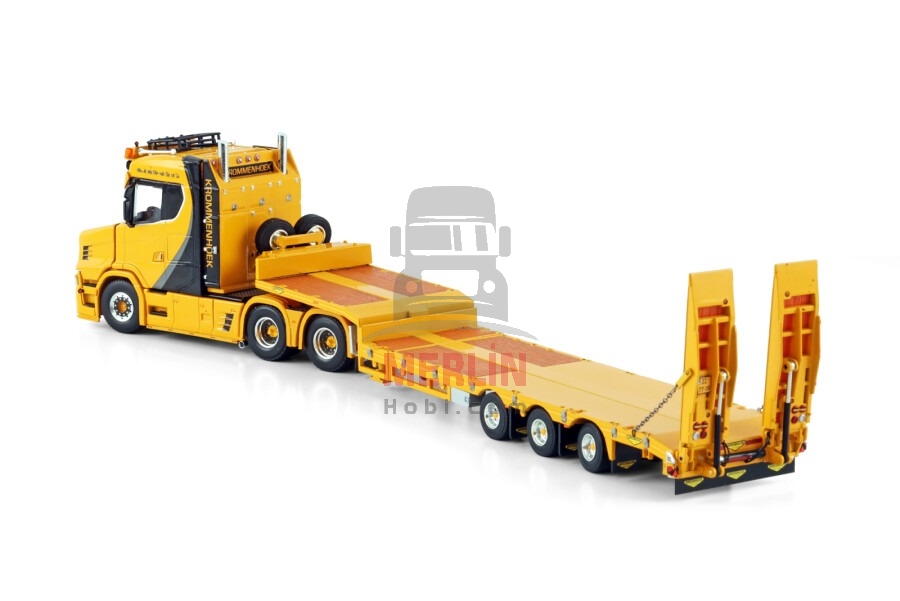 1/50 Krommenhoek; VLASTUIN TORPEDO 6X2 TAG AXLE SEMI LOW LOADER - 3 AXLE