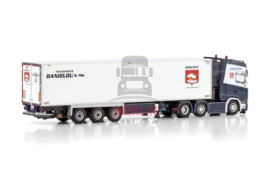 1/50L. Danielou; SCANIA S HIGHLINE CS20H 6X2 TWIN STEER REEFER TRAILER - 3 AXLE