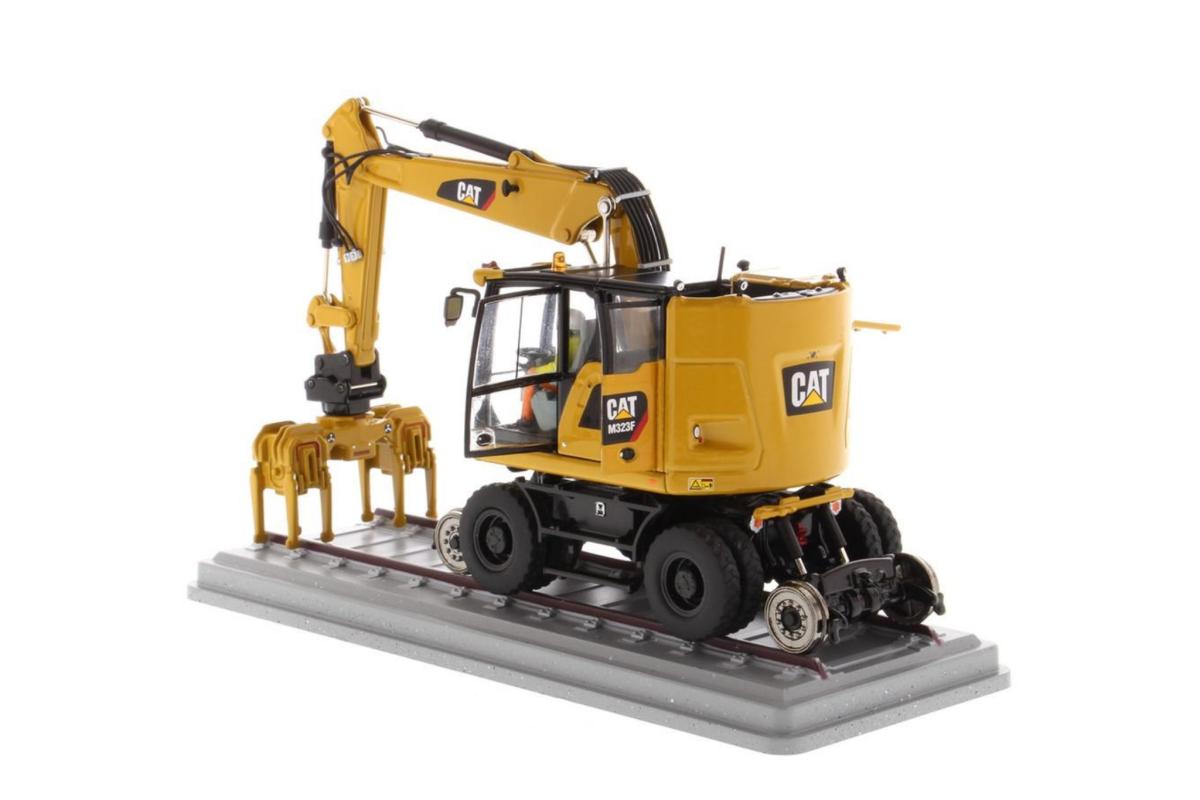 1/50 Caterpillar M323F Rail Mobilbagger Eskavatör