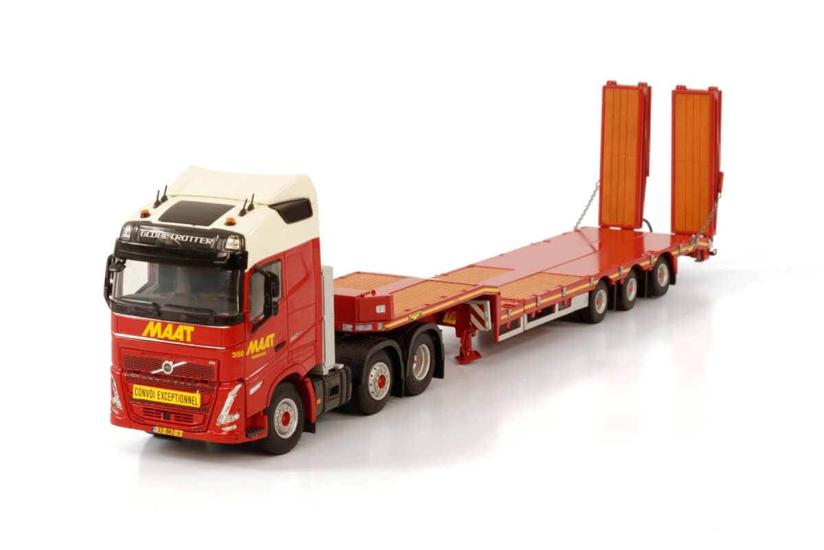 1/50 Volvo FH05 6x2 + Lowbed Lowloader 3 Aks - Maat Transport