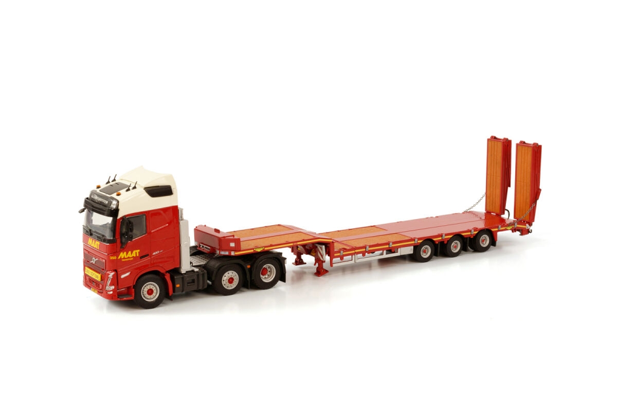 1/50 Volvo FH05 6x2 + Lowbed Lowloader 3 Aks - Maat Transport