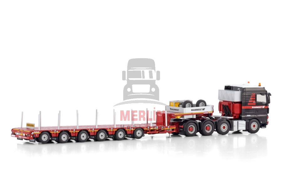 1/50 - Mammoet; MAN TGX XLX EURO 6C (FACELIFT) 8X4 MANOOVR 6 AXLE - Lowbed