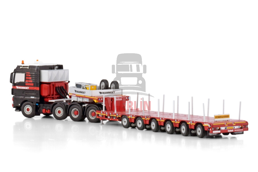 1/50 - Mammoet; MAN TGX XLX EURO 6C (FACELIFT) 8X4 MANOOVR 6 AXLE - Lowbed