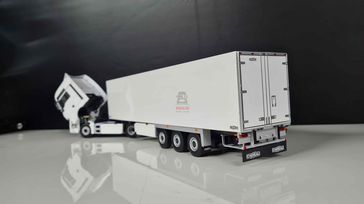 1/50 MAN TGX XXL 4x2 Beyaz + Frigo Trailer - Merlin Hobi