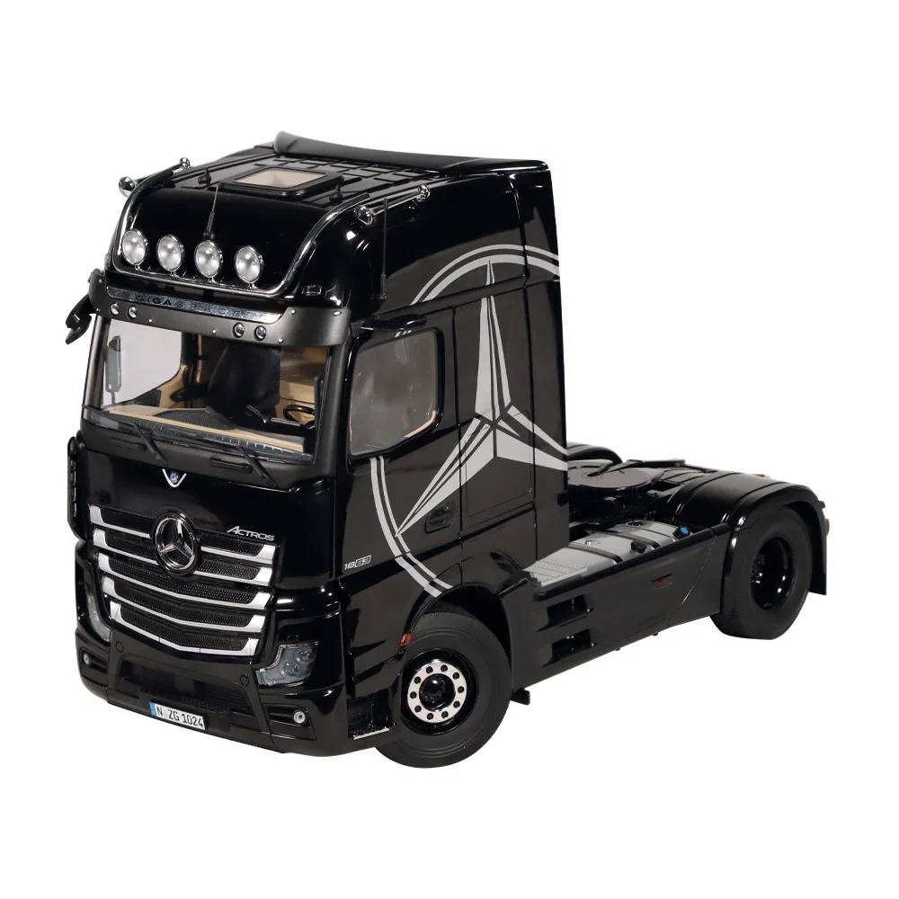 1/18 Mercedes-Benz Actros 1863 GigaSpace 4x2 Star Black - Merlin Hobi