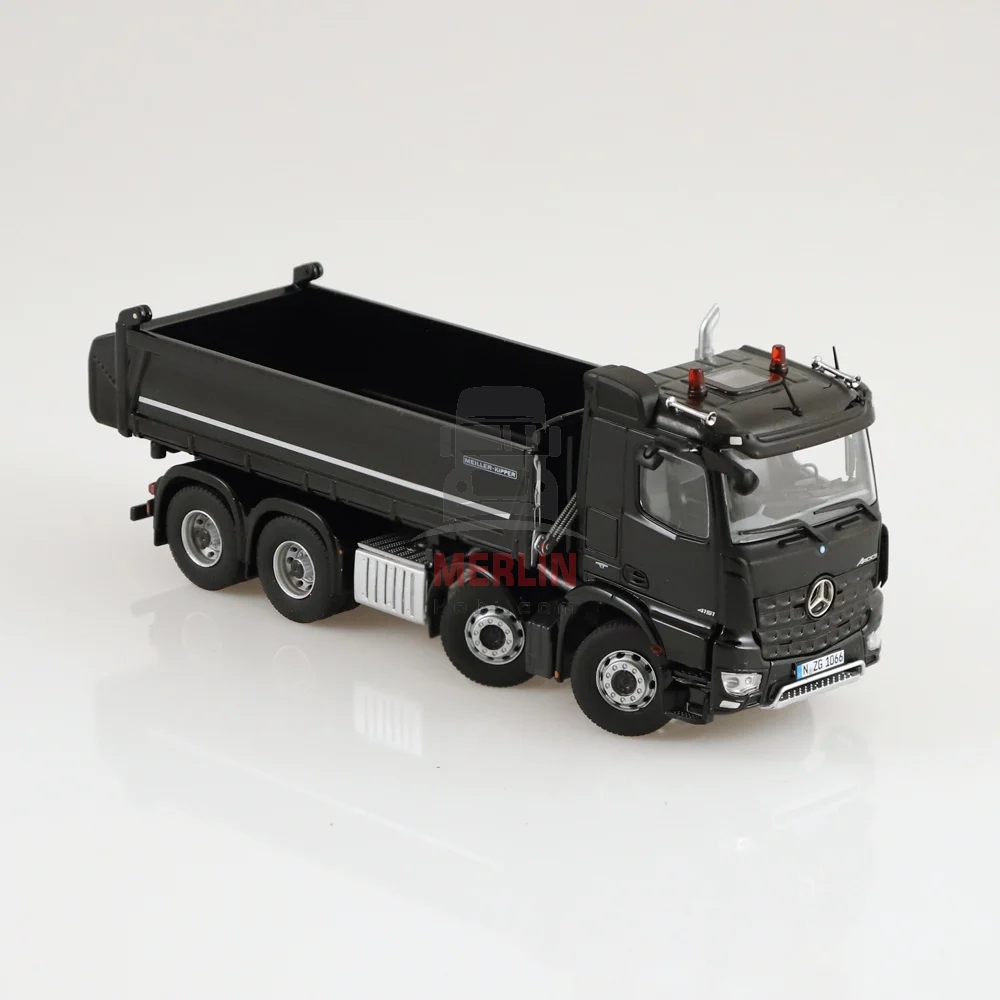 1/50 Mercedes Arocs 8x4 Black  Meiller Dump