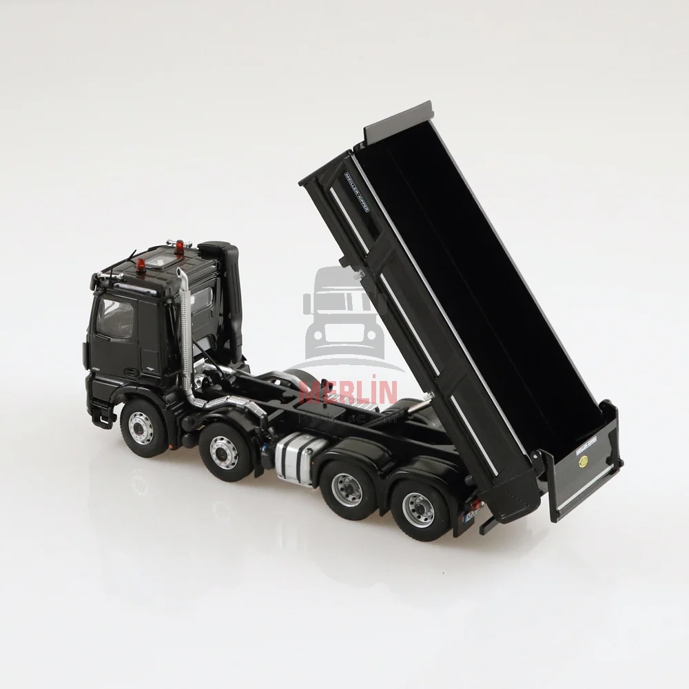 1/50 Mercedes Arocs 8x4 Black  Meiller Dump