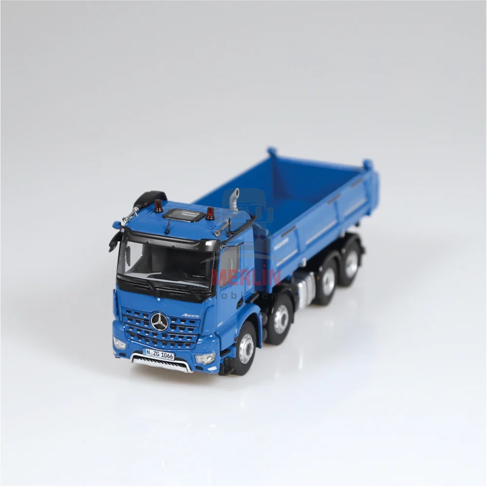 1/50 Mercedes Arocs 8x4 Blue Meiller 