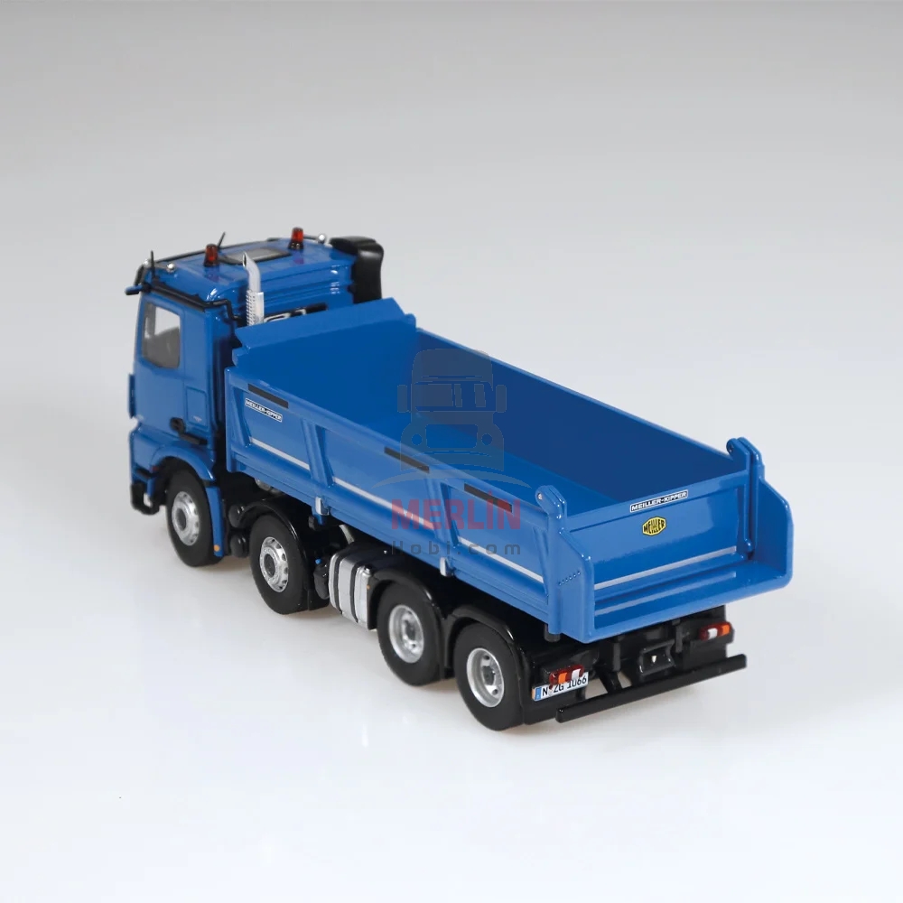 1/50 Mercedes Arocs 8x4 Blue Meiller 