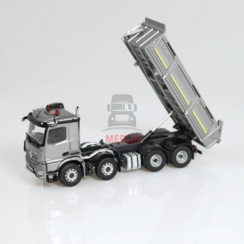 1/50 Mercedes Arocs 8x4 GRİ Meiller Damper