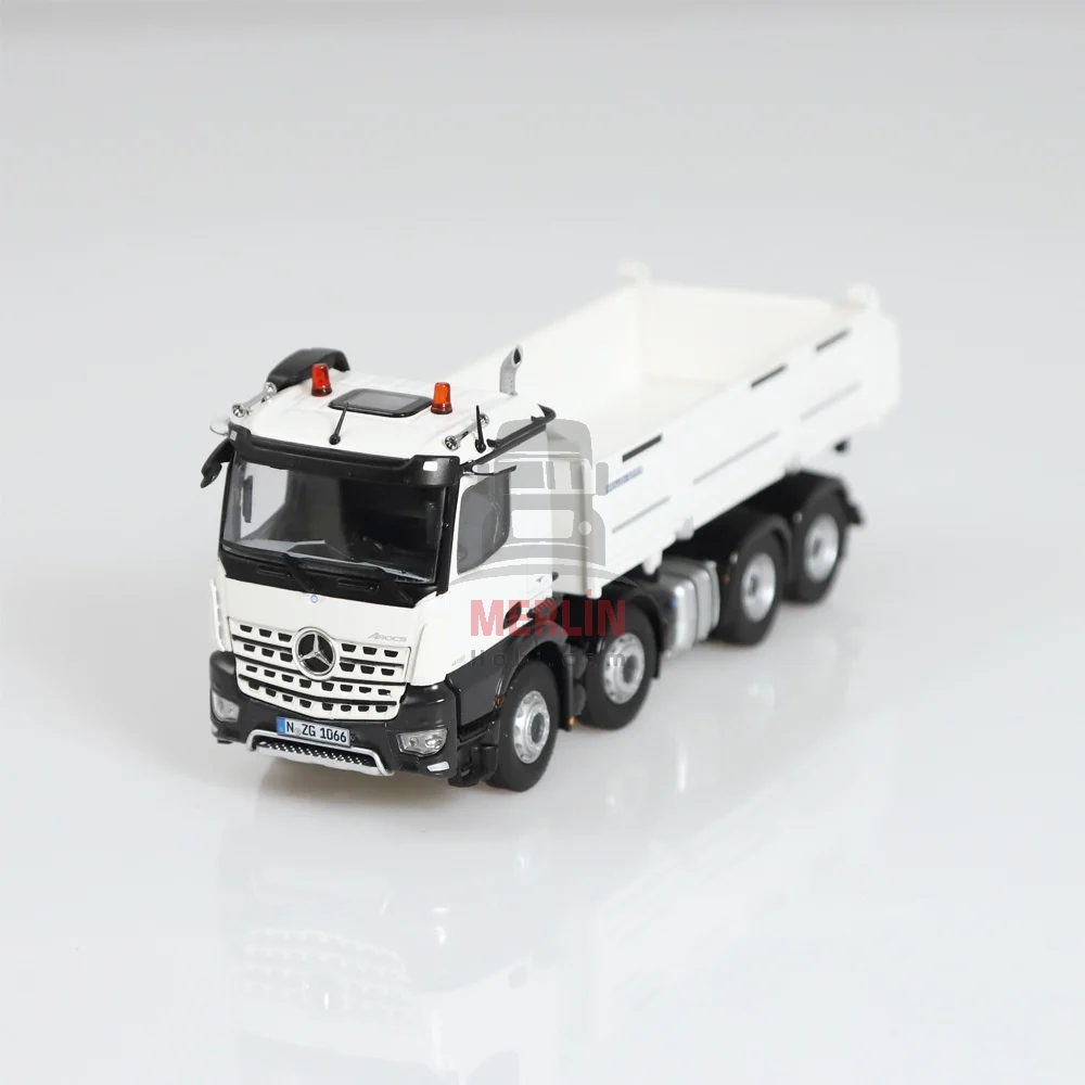 1/50 Mercedes Arocs 8x4 Beyaz Meiller Damper