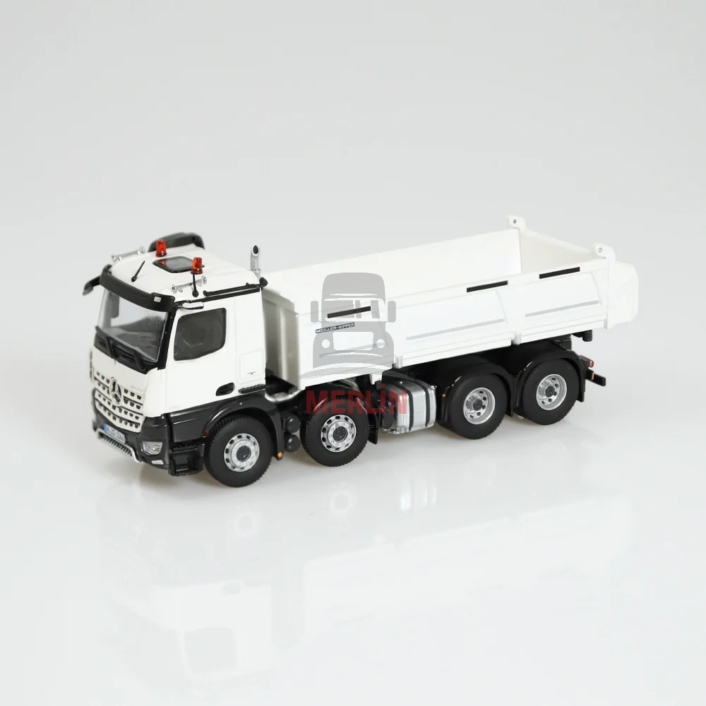 1/50 Mercedes Arocs 8x4 Beyaz Meiller Damper