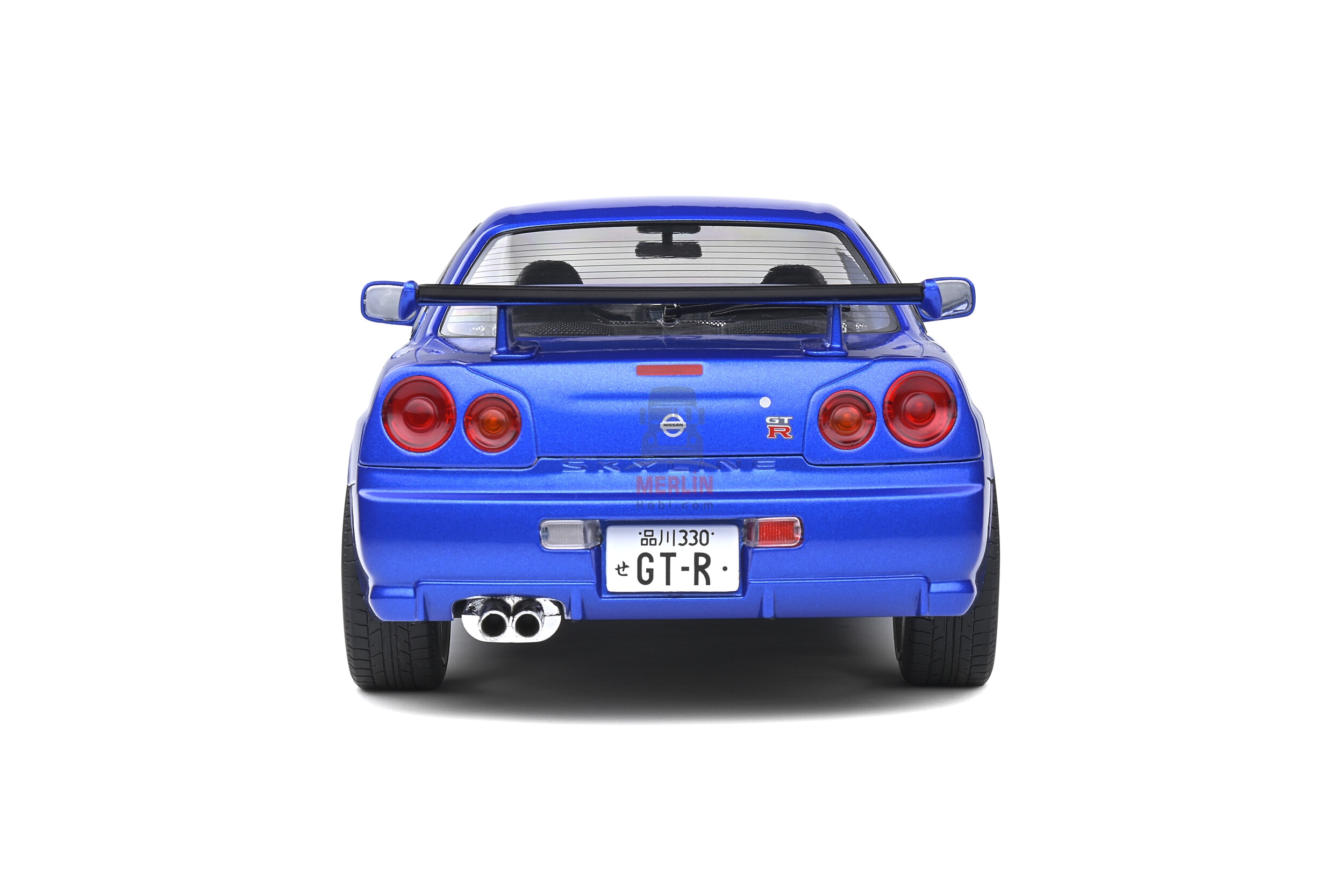 1/18 -NISSAN SKYLINE (R34) GT-R – BAYSIDE BLUE – 1999