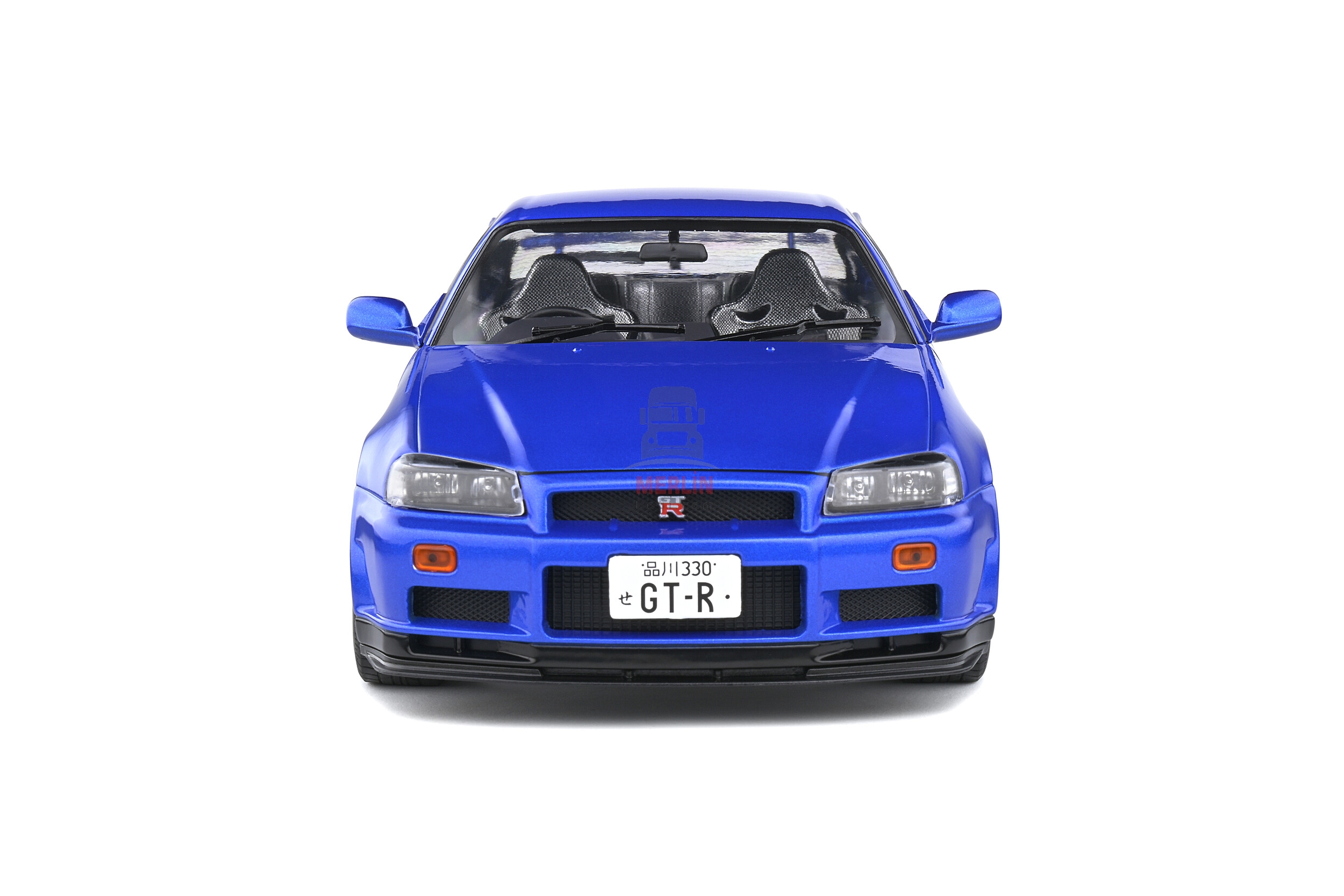 1/18 -NISSAN SKYLINE (R34) GT-R – BAYSIDE BLUE – 1999