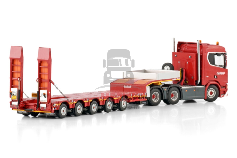1/50 Nooteboom Red Line; SCANIA R NORMAL CR20N 6X4 MANOOVR - 5 AXLE