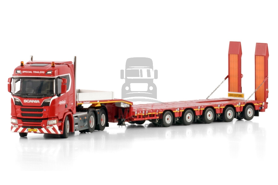 1/50 Nooteboom Red Line; SCANIA R NORMAL CR20N 6X4 MANOOVR - 5 AXLE